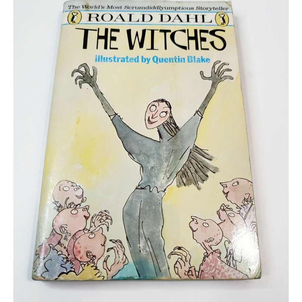 The Witches by Roald Dahl Illustrated by Quentin Blake Paperback 1989
